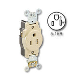 Leviton 5261 Narrow Body Single Receptacle
